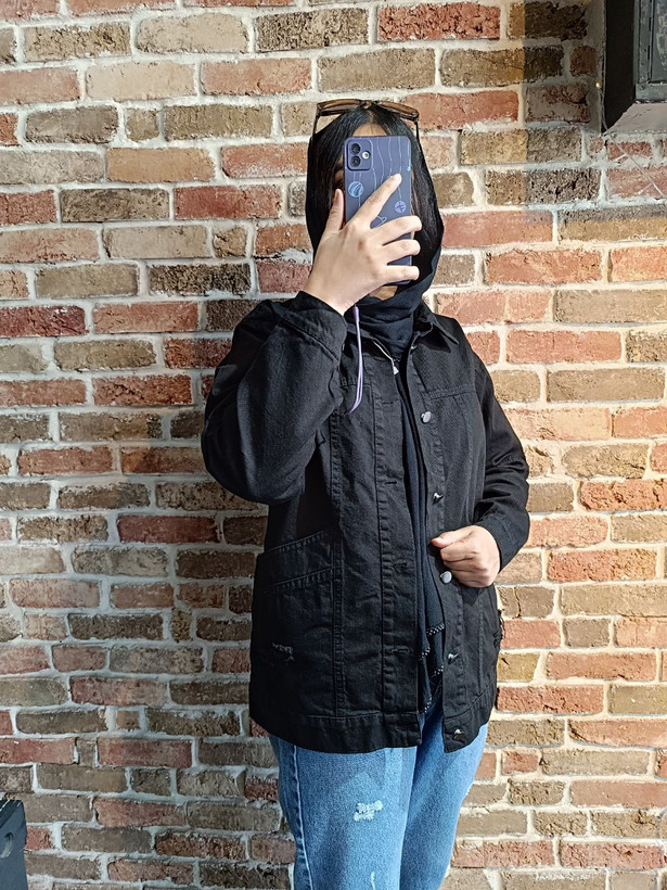 کت جین مشکی