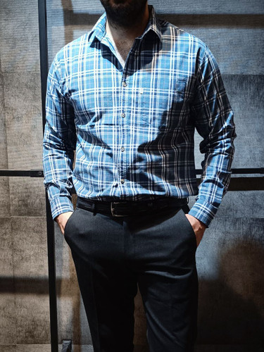 پیراهن چهارخانه کد رنگ ۰۱